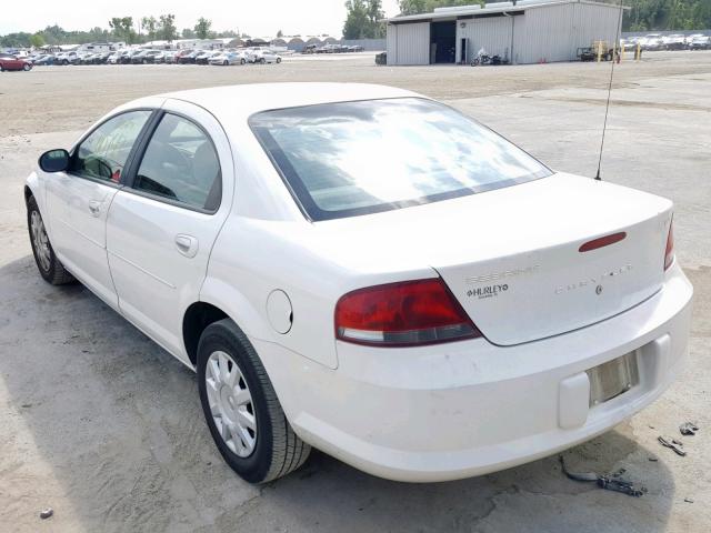 1C3EL46T53N562171 - 2003 CHRYSLER SEBRING LX WHITE photo 3