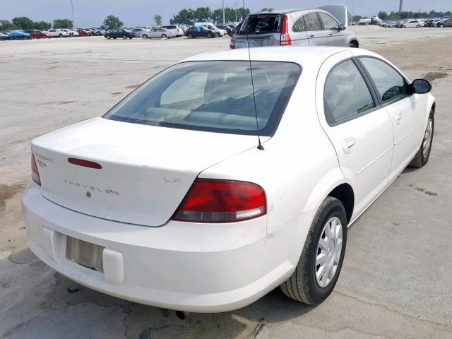 1C3EL46T53N562171 - 2003 CHRYSLER SEBRING LX WHITE photo 4