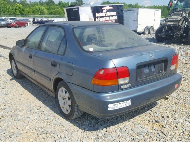 1HGEJ6522WL003782 - 1998 HONDA CIVIC DX BLUE photo 3