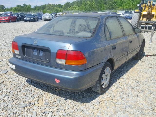 1HGEJ6522WL003782 - 1998 HONDA CIVIC DX BLUE photo 4