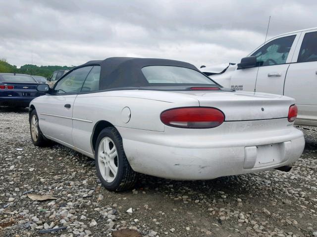 3C3EL45XXTT280189 - 1996 CHRYSLER SEBRING JX WHITE photo 3