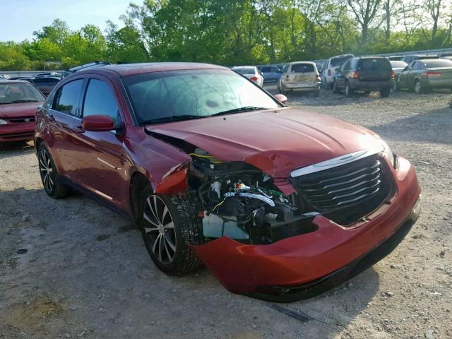 1C3CCBBB1DN609769 - 2013 CHRYSLER 200 TOURIN RED photo 1