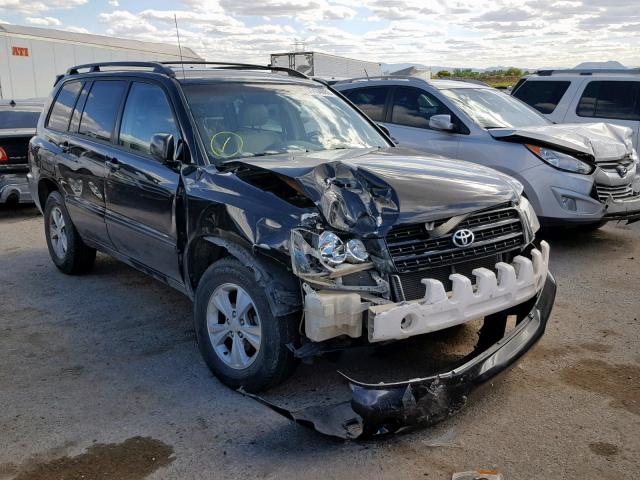 JTEGF21A230080238 - 2003 TOYOTA HIGHLANDER BLACK photo 1