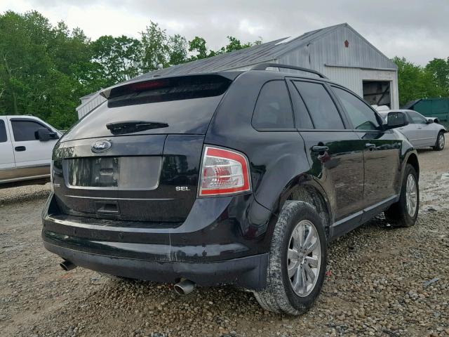 2FMDK3JC7ABB35722 - 2010 FORD EDGE SEL BLACK photo 4