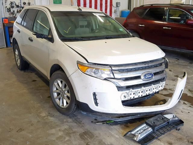 2FMDK3GC6DBB94921 - 2013 FORD EDGE SE WHITE photo 1