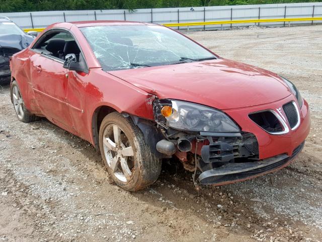 1G2ZH358564289575 - 2006 PONTIAC G6 GT RED photo 1