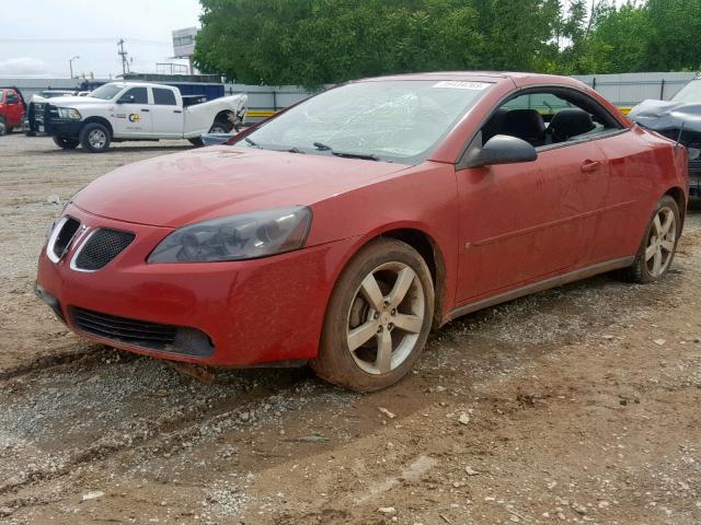 1G2ZH358564289575 - 2006 PONTIAC G6 GT RED photo 2