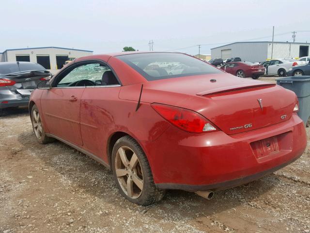 1G2ZH358564289575 - 2006 PONTIAC G6 GT RED photo 3