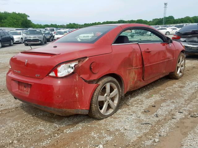 1G2ZH358564289575 - 2006 PONTIAC G6 GT RED photo 4