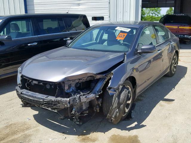 1HGCR3F8XGA005648 - 2016 HONDA ACCORD EXL GRAY photo 2