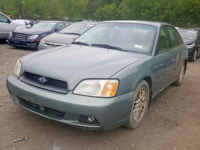 4S3BE635337207370 - 2003 SUBARU LEGACY L GREEN photo 2