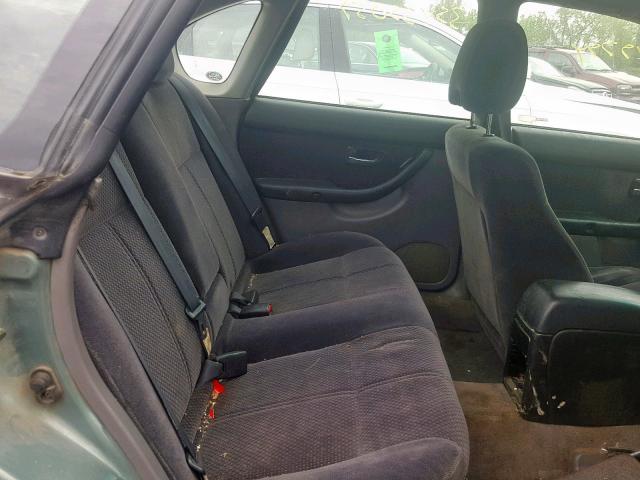 4S3BE635337207370 - 2003 SUBARU LEGACY L GREEN photo 6