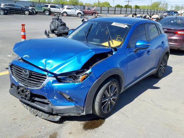 JM1DKBD74G0108999 - 2016 MAZDA CX-3 GRAND BLUE photo 2