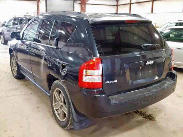 1J8FF47W18D596792 - 2008 JEEP COMPASS SP Қара фото 3