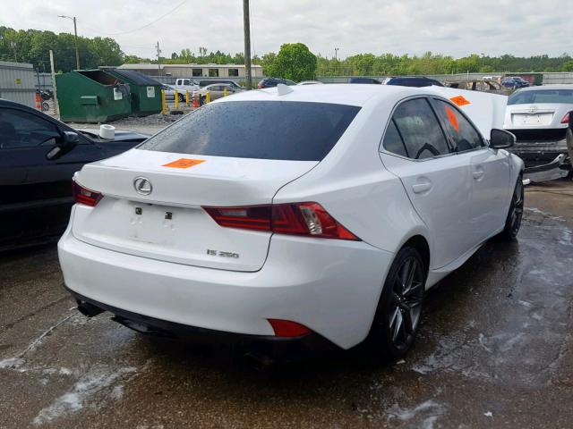 JTHBF1D23E5019479 - 2014 LEXUS IS 250 WHITE photo 4