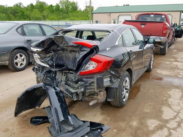 2HGFC2F56GH527774 - 2016 HONDA CIVIC LX BLACK photo 4