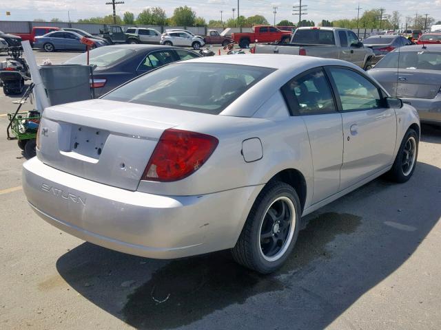1G8AW12F34Z208055 - 2004 SATURN ION LEVEL SILVER photo 4