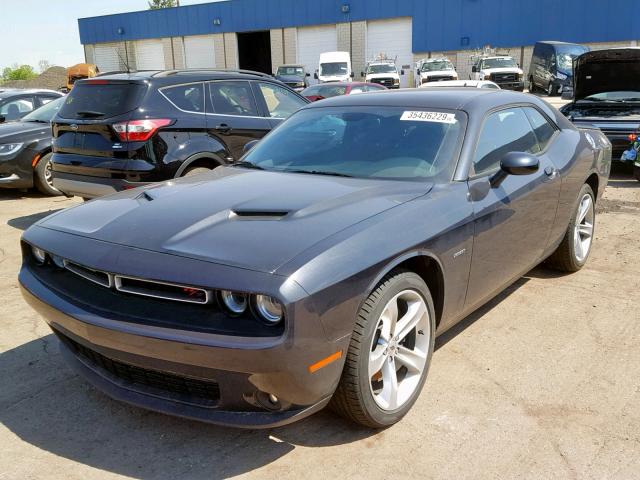 2C3CDZBT1JH259756 - 2018 DODGE CHALLENGER BLACK photo 2