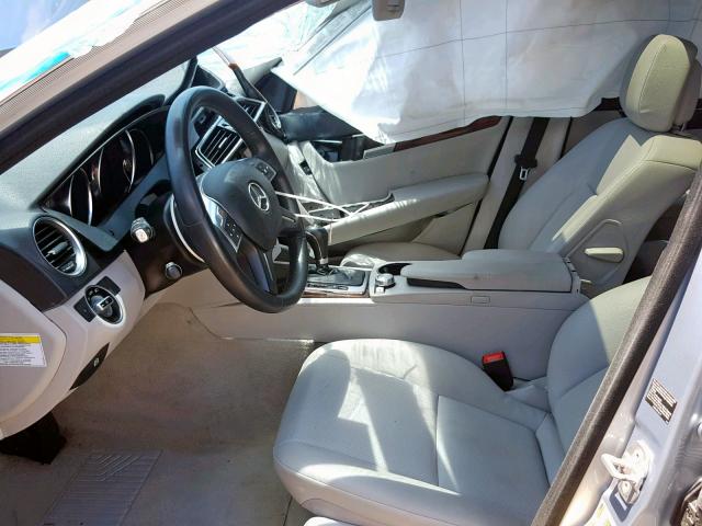 WDDGF4HB6DR264616 - 2013 MERCEDES-BENZ C 250 BLUE photo 5