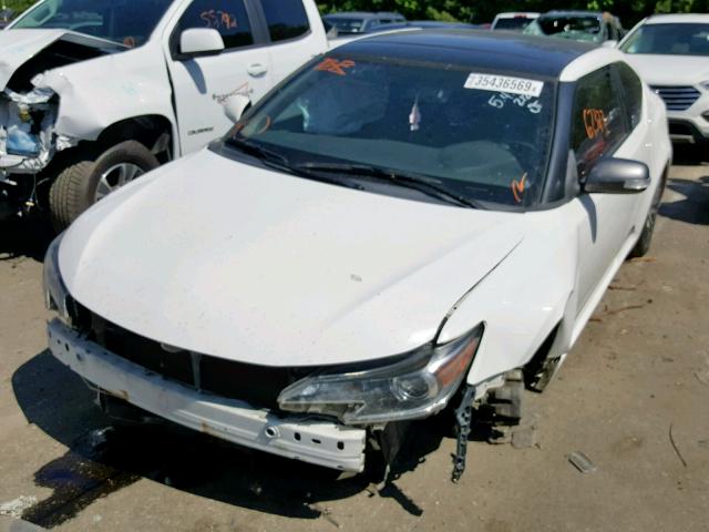 JTKJF5C78E3076721 - 2014 TOYOTA SCION TC WHITE photo 2