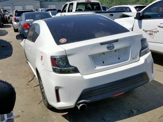 JTKJF5C78E3076721 - 2014 TOYOTA SCION TC WHITE photo 3