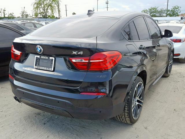 5UXXW5C51G0N91837 - 2016 BMW X4 XDRIVE3 BLACK photo 4