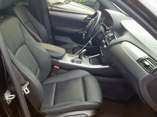 5UXXW5C51G0N91837 - 2016 BMW X4 XDRIVE3 BLACK photo 5