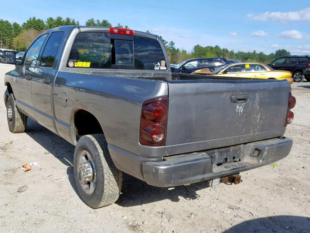 3D7KS28D58G200150 - 2008 DODGE RAM 2500 S GRAY photo 3