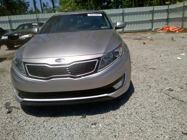 KNAGM4AD7C5014512 - 2012 KIA OPTIMA HYB GRAY photo 9