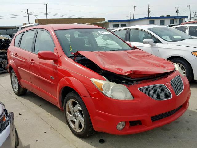 5Y2SL63865Z416075 - 2005 PONTIAC VIBE RED photo 1