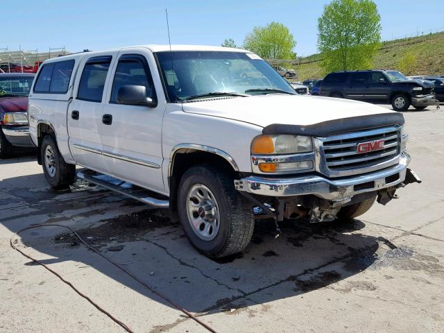 2GTEK13T651130646 - 2005 GMC NEW SIERRA WHITE photo 1