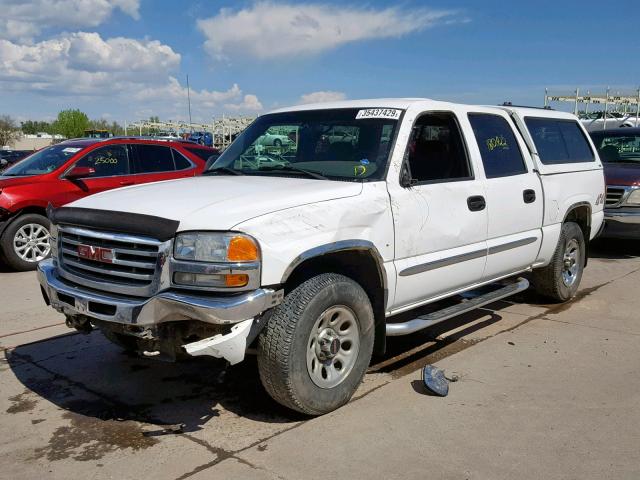 2GTEK13T651130646 - 2005 GMC NEW SIERRA WHITE photo 2