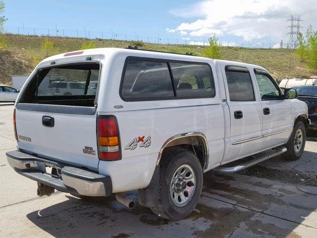 2GTEK13T651130646 - 2005 GMC NEW SIERRA WHITE photo 4