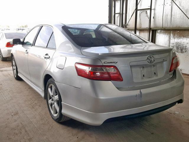 4T1BE46K27U548400 - 2007 TOYOTA CAMRY CE/L SILVER photo 3