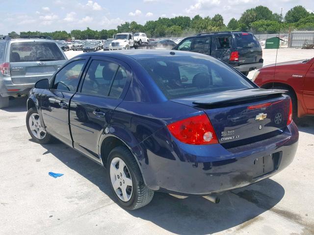 1G1AL58F387204501 - 2008 CHEVROLET COBALT LT BLUE photo 3