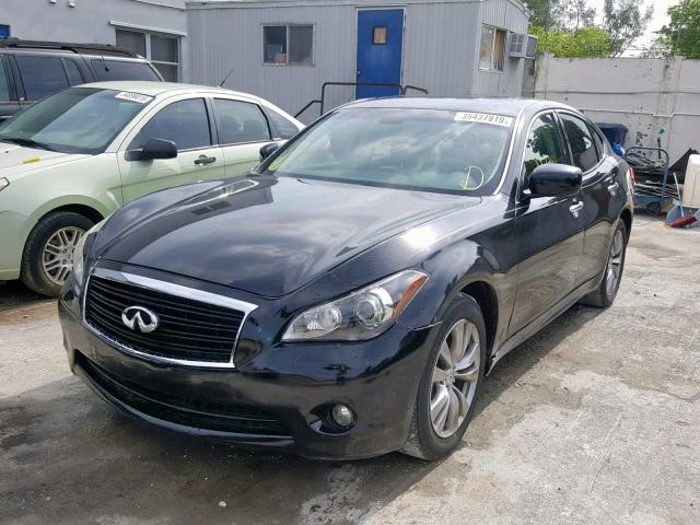 JN1BY1AP3DM511903 - 2013 INFINITI M37 BLACK photo 2