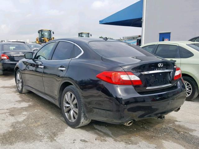 JN1BY1AP3DM511903 - 2013 INFINITI M37 BLACK photo 3