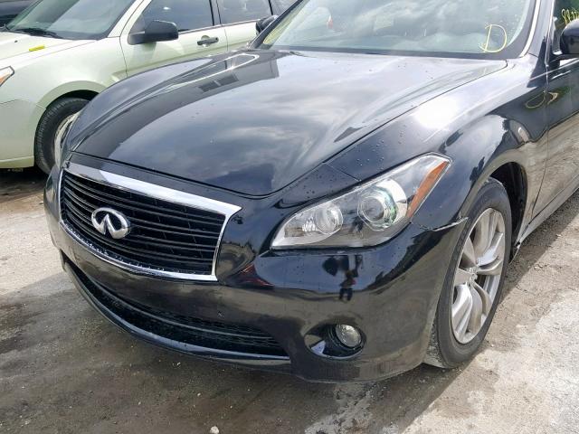 JN1BY1AP3DM511903 - 2013 INFINITI M37 BLACK photo 9