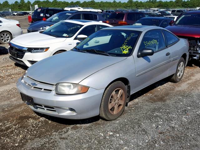 1G1JF12F057153883 - 2005 CHEVROLET CAVALIER L SILVER photo 2