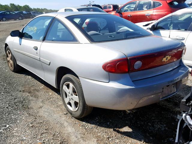 1G1JF12F057153883 - 2005 CHEVROLET CAVALIER L SILVER photo 3