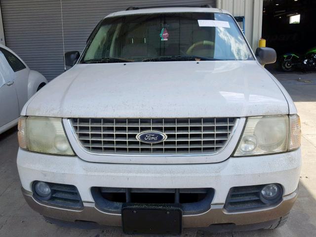 1FMDU64E42UB16646 - 2002 FORD EXPLORER E WHITE photo 9