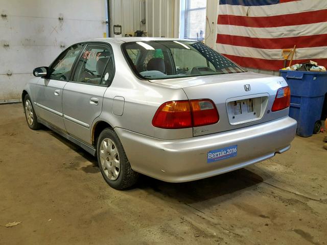 2HGEJ6613XH526507 - 1999 HONDA CIVIC BASE GRAY photo 3