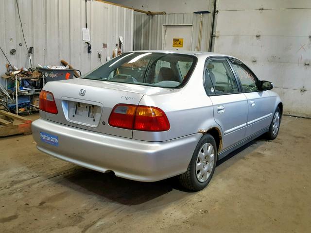 2HGEJ6613XH526507 - 1999 HONDA CIVIC BASE GRAY photo 4