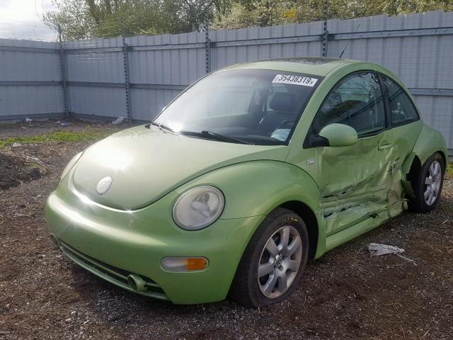 3VWDD21C73M426762 - 2003 VOLKSWAGEN NEW BEETLE Yaşıl foto 2