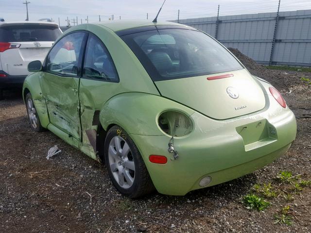3VWDD21C73M426762 - 2003 VOLKSWAGEN NEW BEETLE Yaşıl foto 3