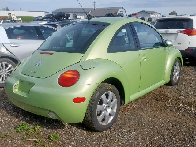 3VWDD21C73M426762 - 2003 VOLKSWAGEN NEW BEETLE Yaşıl foto 4