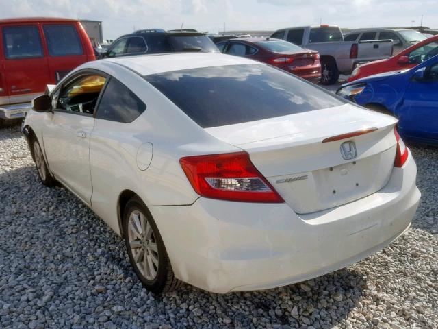 2HGFG3B18CH544616 - 2012 HONDA CIVIC EXL WHITE photo 3