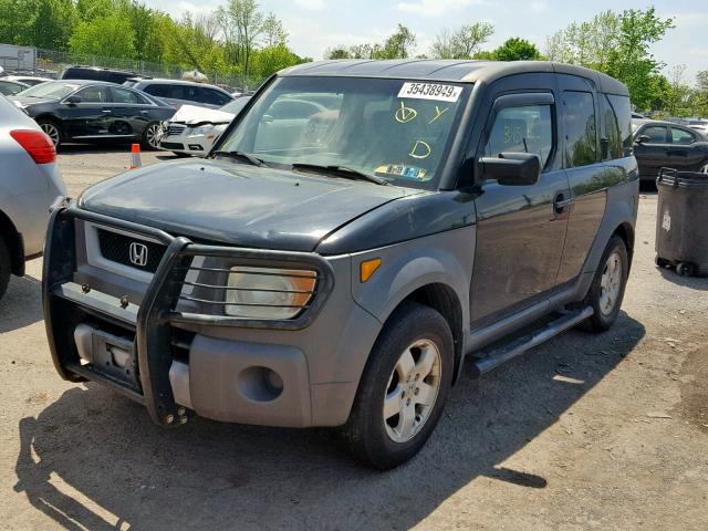 5J6YH28563L030527 - 2003 HONDA ELEMENT EX BLACK photo 2