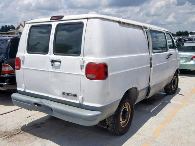 2B7KB31Y9XK560147 - 1999 DODGE RAM VAN B3 WHITE photo 4