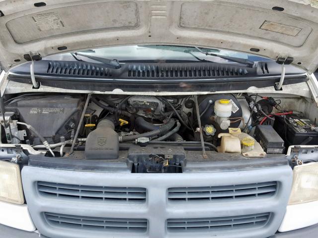 2B7KB31Y9XK560147 - 1999 DODGE RAM VAN B3 WHITE photo 7